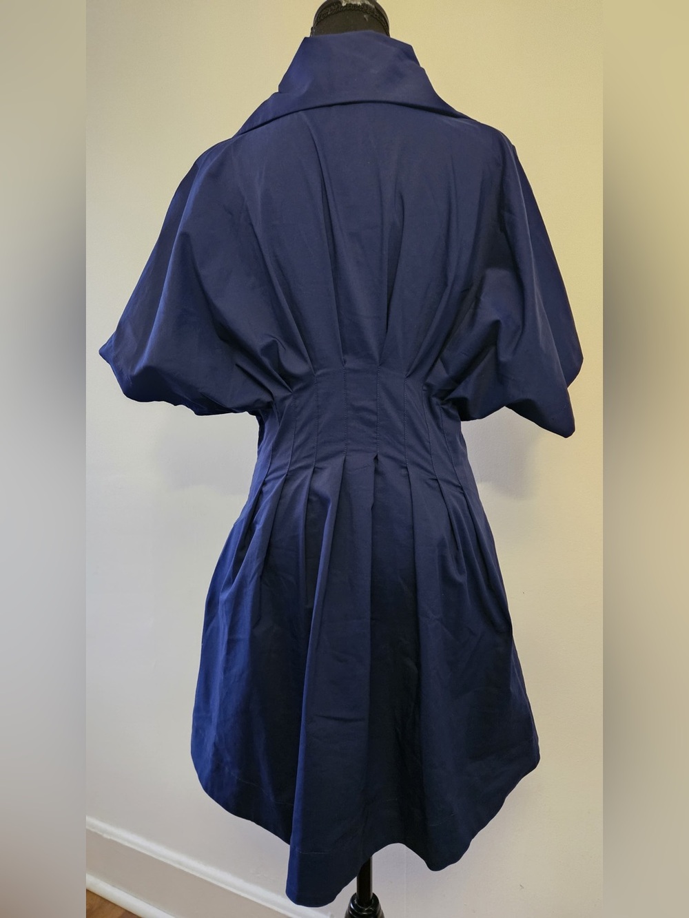 The Tobie Zip-Front Mini Shirt Dress by Exquise - Picture 5 of 7